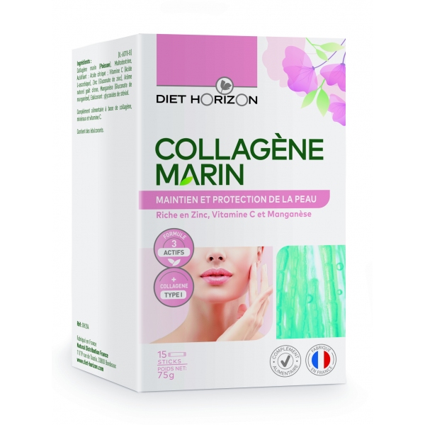 Phytothérapie Collagene Marin 3500 mg - 15 sticks Diet Horizon