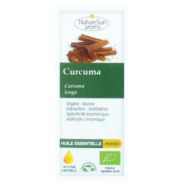 Phytothérapie Curcuma - Huile essentielle 10 ml NaturSun