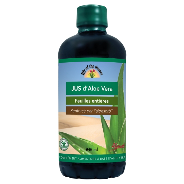 Phytothérapie Jus Aloe Vera 99% - Flacon 946 ml Lily of the Desert 