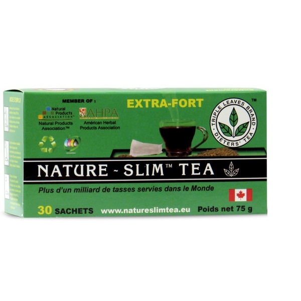 Phytothérapie Nature Slim Tea - 30 infusettes mauve frisee