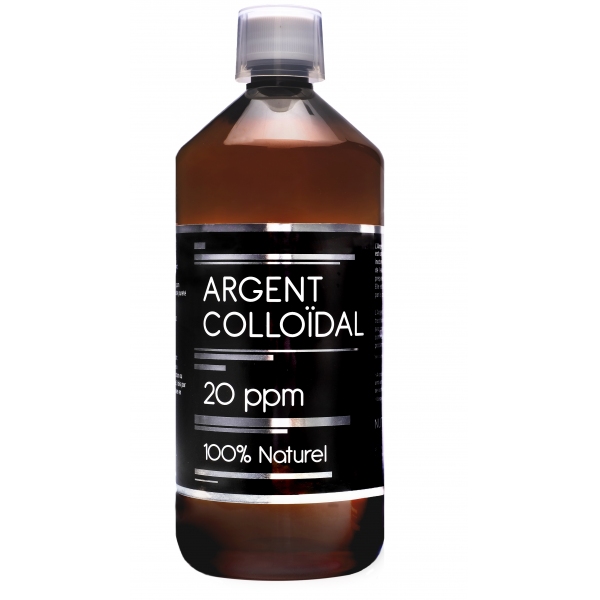 Phytothérapie Argent colloidal 20 ppm - 1 litre Nutrivie