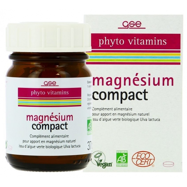 Phytothérapie Magnesium compact - 60 comprimes GSE