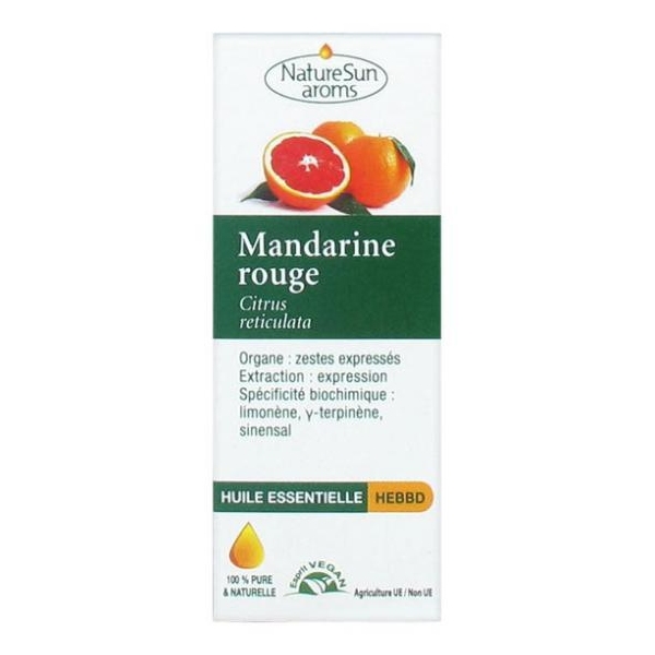 Phytothérapie Mandarine Rouge - Huile essentielle 10 ml NaturSun