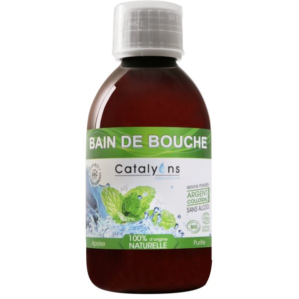 Phytothérapie Argent colloidal - Bain de bouche - Flacon 250 ml Catalyons