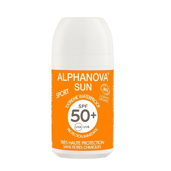 Phytothérapie Solaire Roll-on SPF 50+ Alphanova sun