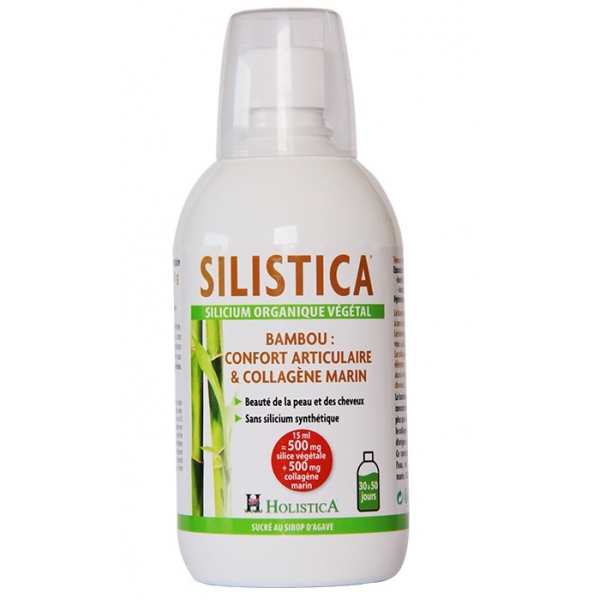Phytothérapie Silistica - Silicium vegetal Bambou - Flacon 500ml Holistica