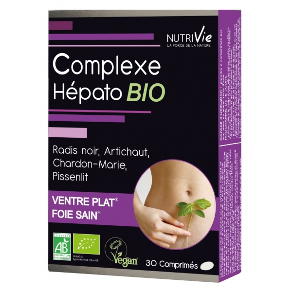 Phytothérapie Complexe Hepato Bio - 30 comprimes Nutrivie
