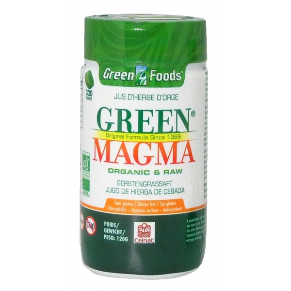 Phytothérapie Green Magma - Jus herbe orge Bio 320 Comprimes