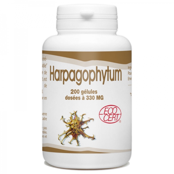 Phytothérapie Harpagophytum Bio 200 gelules GPH